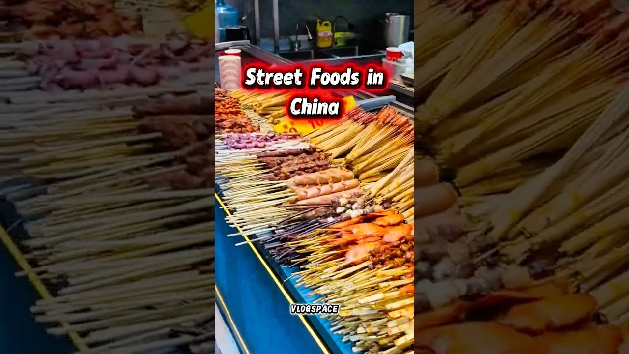 Chinese Street Food 😜 #china #streetfood #travel