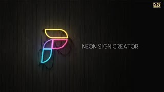 Neon Sign Creator (After Effects Template)