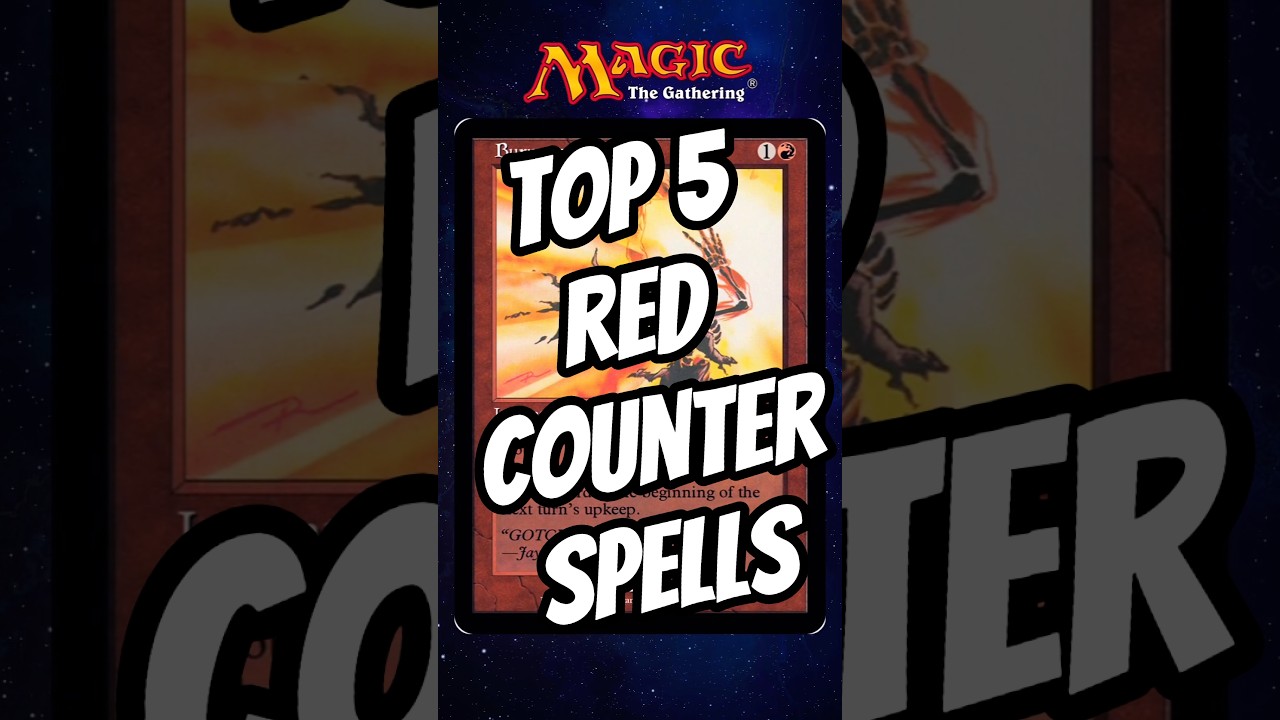 Top 5 Red Counterspells Magic the Gathering 