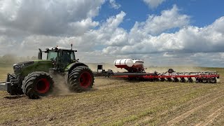 First Day planting corn with a brand NEW Massey Ferguson planter