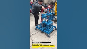 Automatic Hollow Block Making Machine! ⚙️ Fast, Solid, and Productive