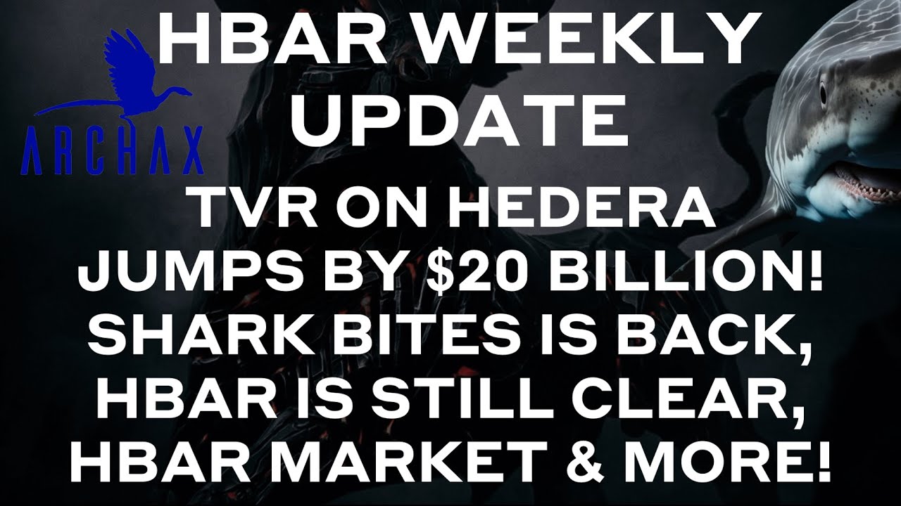 HBAR Weekly Replace – Hedera TVR Jumps by $20 Billion!
