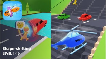 Shape-shifting Levels 1-10 Gameplay Walkthrough (Android, IOS)