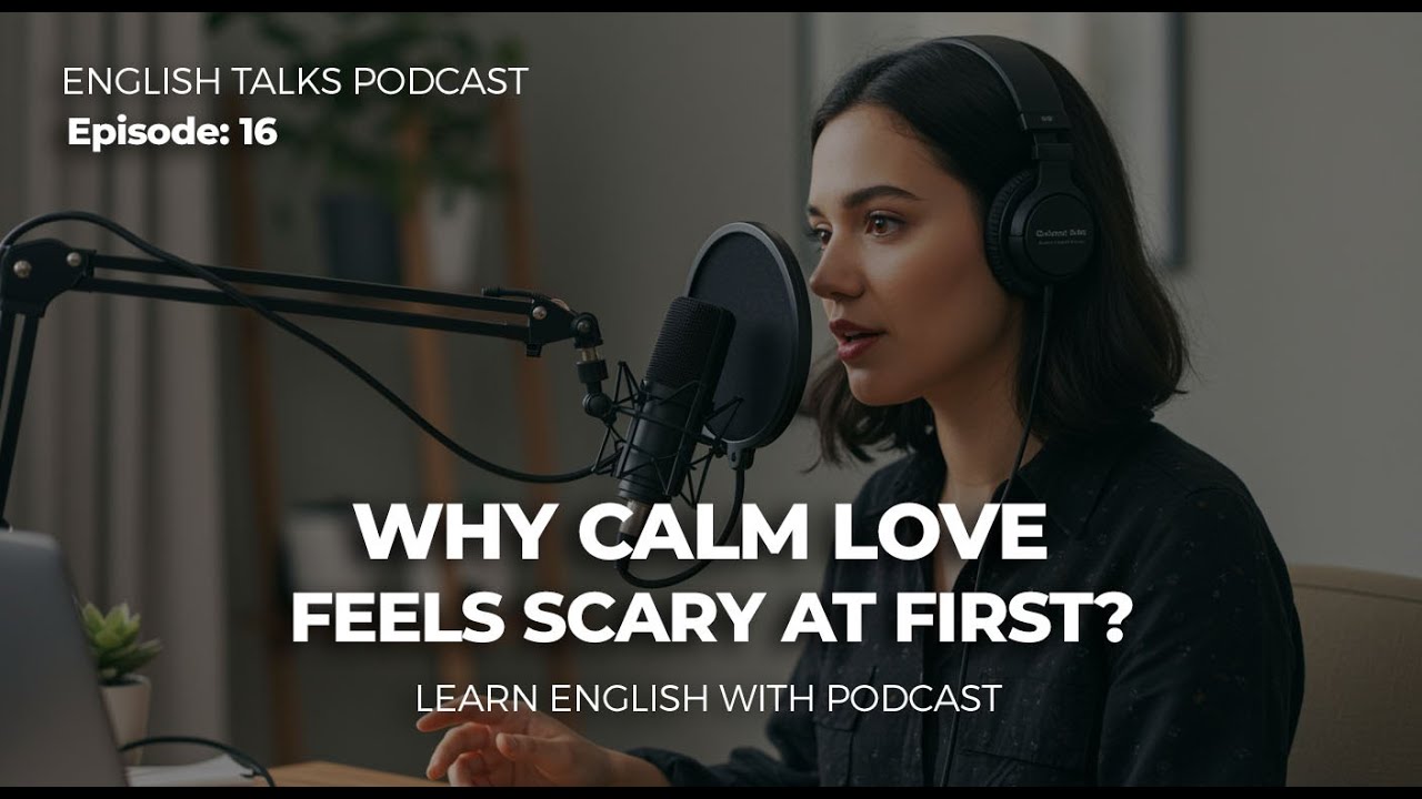 Why Calm Love Feels Scary at First | English Talks Podcast