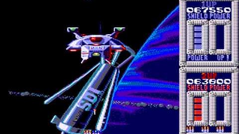 Super Space Invaders (Sega Master System) 2-player - Stage 2