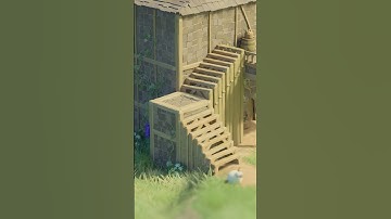 Wooden stairs in Tiny Glade