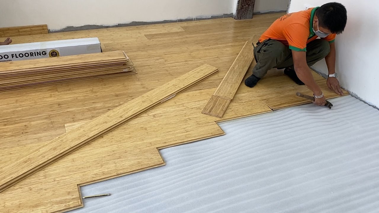 Easily Install Bamboo Flooring For Bedroom How To Hardwood You