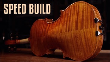 Stradivari Titian Violin Model Speed Build (with more footage)
