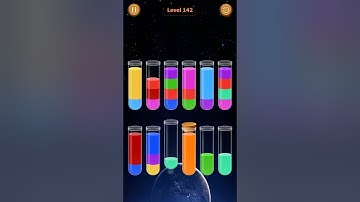 Water Sort Game Level - 142 Without Boosters | Puzzle Games #entertainment #puzzle #games