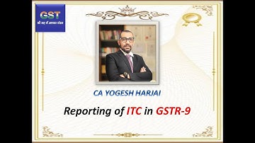 Reporting of ITC in GSTR-9