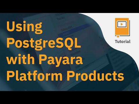 Using PostgreSQL with Payara Platform Products