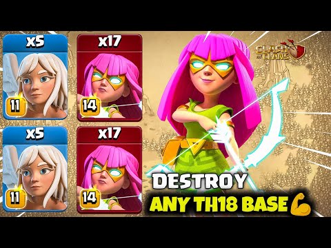 I Destroyed a Max TH18 with This Attack🔥 ! Clash of Clans