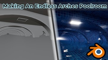 How I Created An Endless Arches Poolroom in Blender