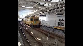 西武新宿線2000系2007編成ラストランヘッドマーク車両西武新宿入線