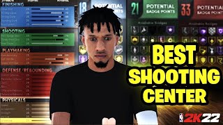 BEST SHOOTING CENTER BUILD IN NBA2K22 NEXT GEN! BEST BIG MAN BUILD IN 2K22! BEST POPPER IN 2K22!