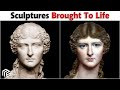 Historical statues brought to life using colorization  ai technology