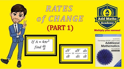 Rates of Change Part 1