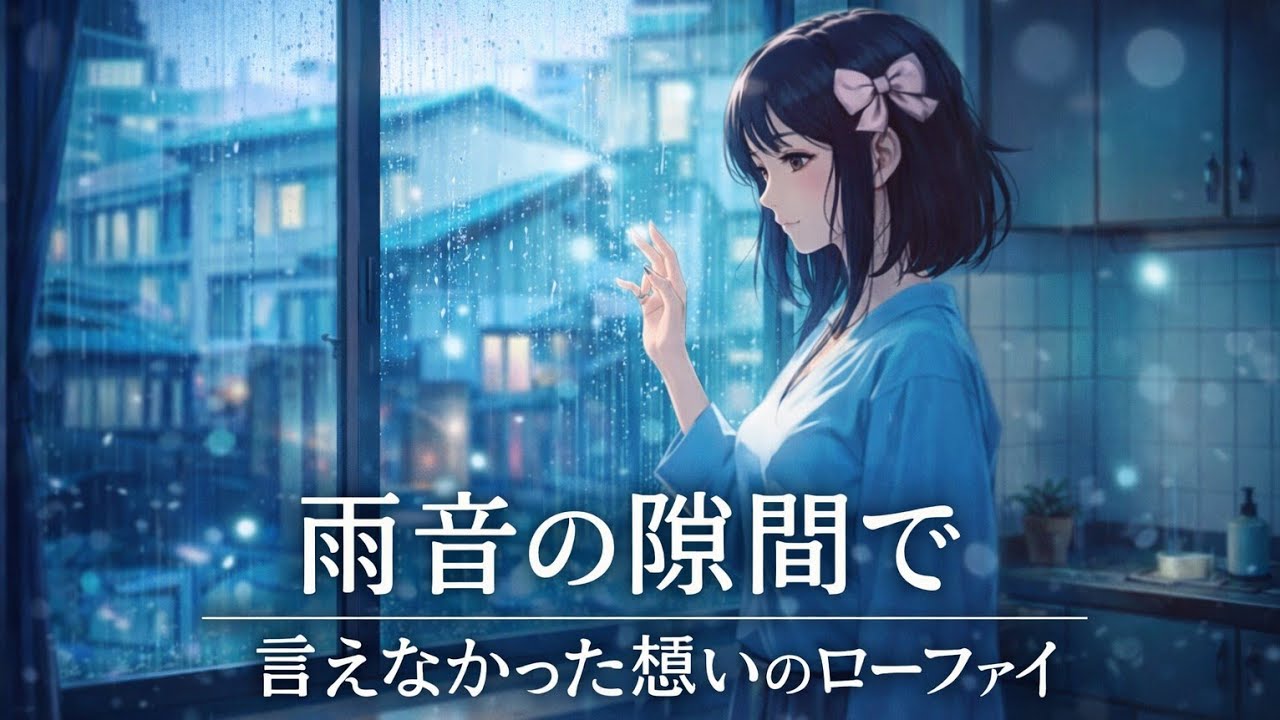 雨音の隙間で｜切なすぎる日本語バラード｜言えなかった「行かないで」#歌詞動画 #恋愛 #歌ってみた #恋愛 #睡眠用bgm 