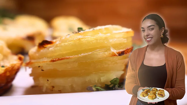 Cheesy Creamy Potato Stack | Mini Potato Dauphinoise