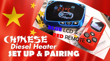 CHINESE Diesel Heater - LCD Controller, Remote Pairing & Temperatures