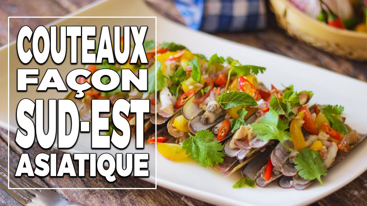 Couteaux façon Sud-Est asiatique - Recette facile - Le Riz Jaune