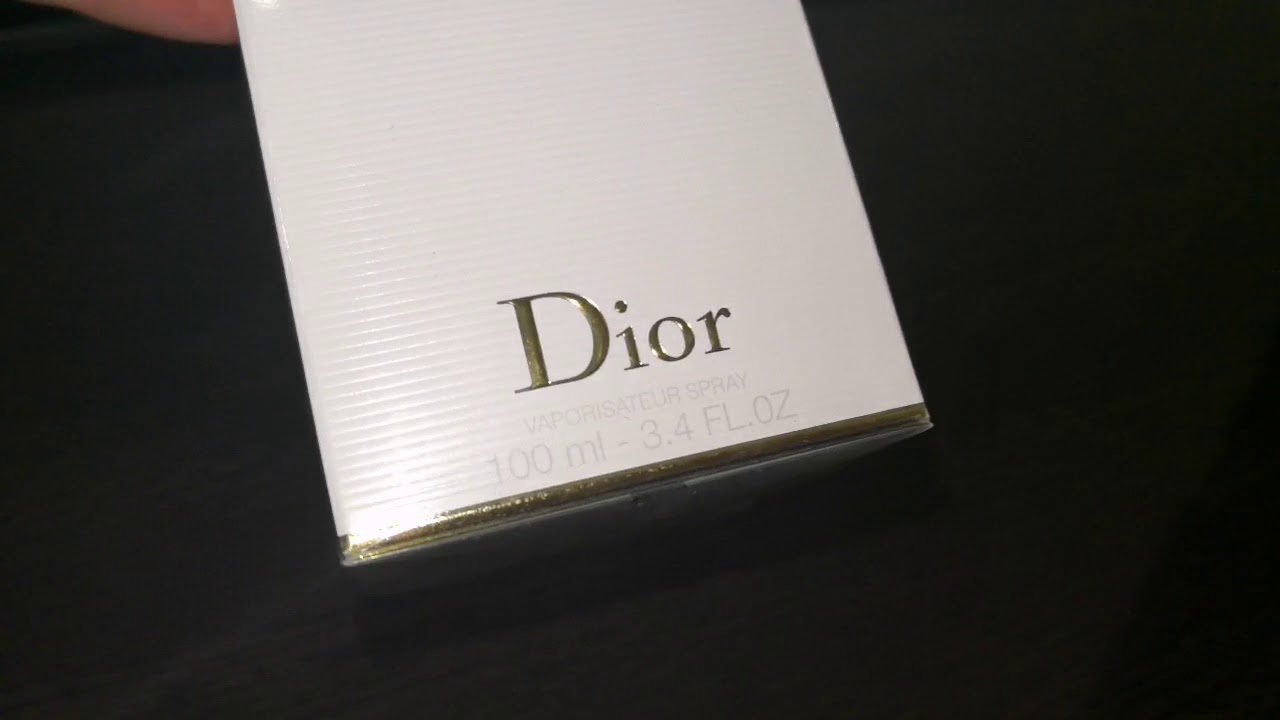 Perfume unboxing Dior J'adore 100ml - YouTube