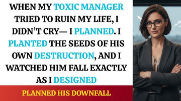 Toxic Manager Revenge: I Planted the Seeds of His Own Destruction