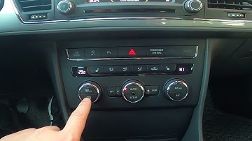 How to Enable or Disable Rear Windshield Blowing in Seat Leon III ( 2012 - 2020 ) - Rear Heating