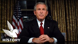 【日本語字幕】ブッシュ大統領-イラク戦争開戦演説～President Bush Announces Start of Iraq War（Japanese Subtitles )