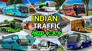 Indian Traffic Mod Bussid 😍 || How to Add Indian Traffic Mod in Bus Simulator Indonesia || 4.3.4