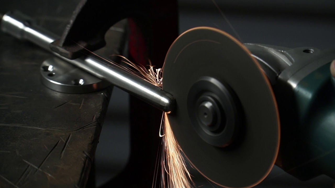 Making stainless steel hand shifter for Harley Davidson Chopper