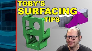 Toby's SOLIDWORKS Surfacing Tips  Episode 12  SOLIDWORKS LIVE Design