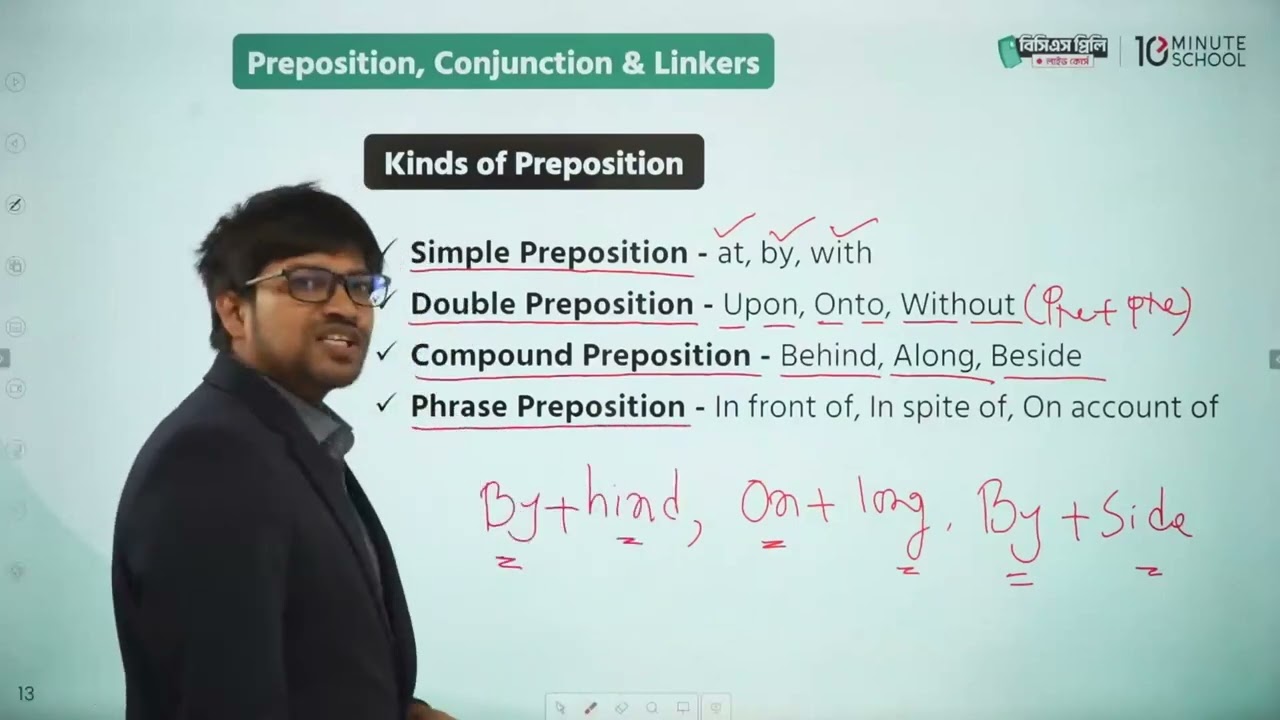 Preposition, Conjunction & Linkers | BCS Preliminary Preparation