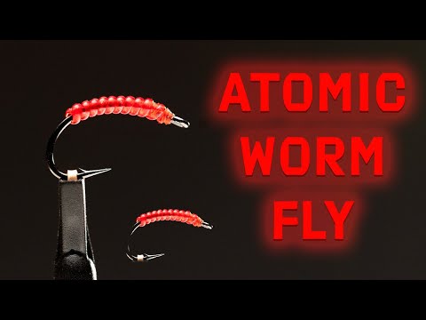 Atomic Worm S10 Fishing Fly, Nymphs