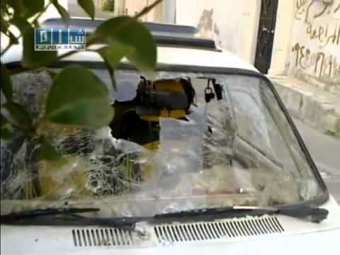 شام حمص باب السباع أثار هجوم الجيش و الشبيحة 11 7 ج3