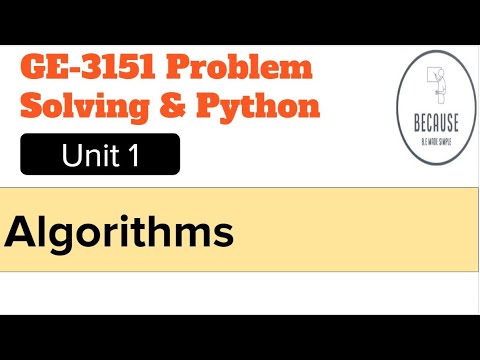 1.1 Algorithms in Tamil - YouTube