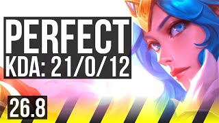 ASHE & Nautilus vs JINX & Rell (ADC) | Perfect KDA: 21/0/12, 53K damage | EUW Diamond | 26.8