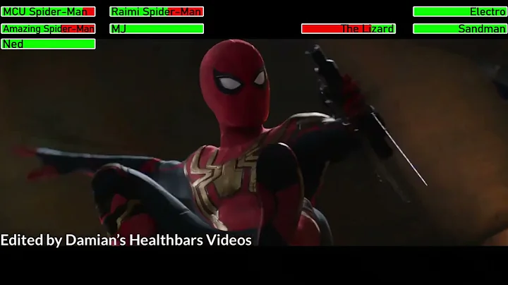 Spider-Man: No Way Home (2021) Final Battle with healthbars 2/4