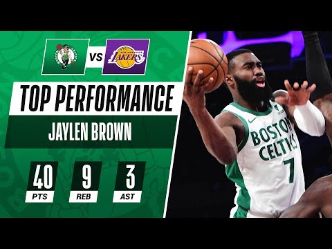 Jaylen Brown Posts 40 PTS on 17/20 FG in the Celtics WIN!