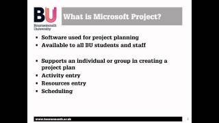 Introduction to Microsoft Project 2010