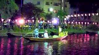 The Itako bride goes by ship　潮来花嫁さん　LUMIX TZ7night view
