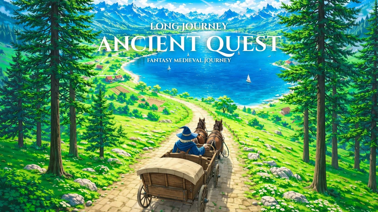 Medieval Music Journey for Calm & Peace | Long Journey Ancient Quest