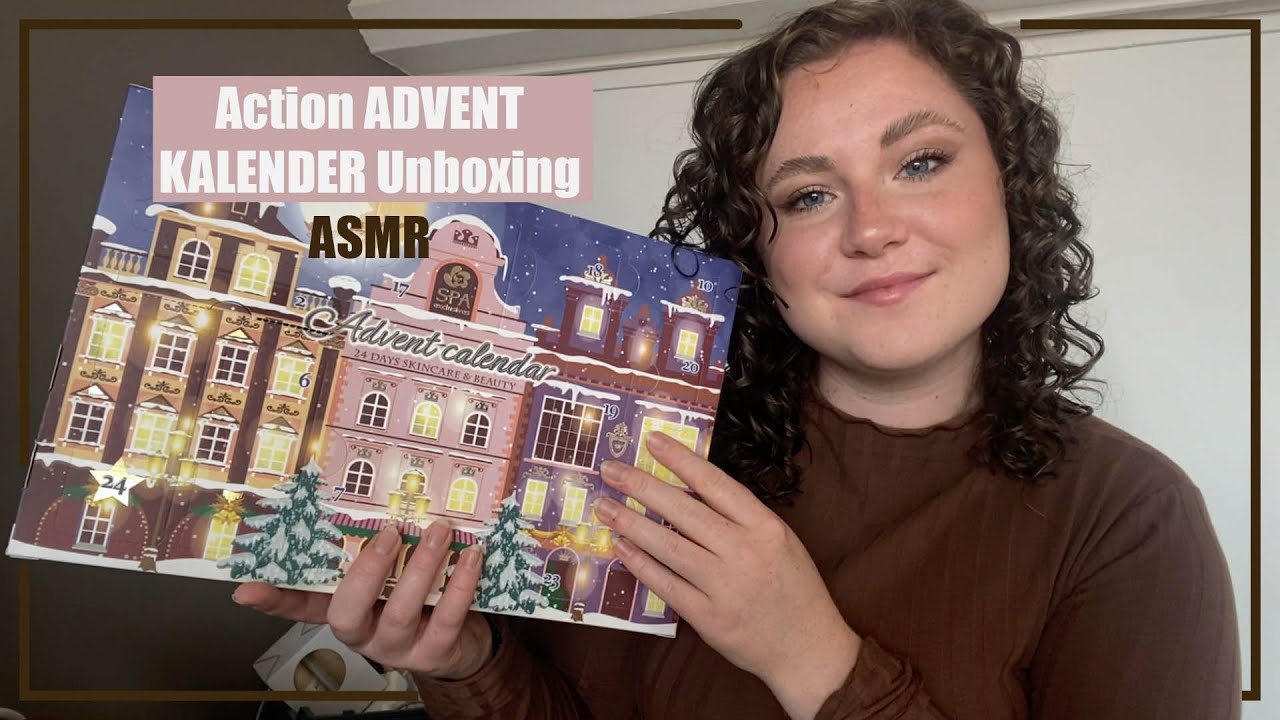 ASMR SPA EXCLUSIVE Advent KALENDER Unboxing | Action Adventskalender | Nederlandse Asmr