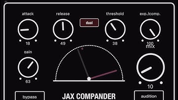 JAX DYNAMICS : Compander - The easy dynamics processor
