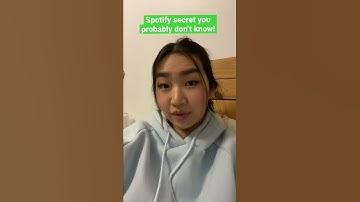 Do you know about this cool Spotify secret??