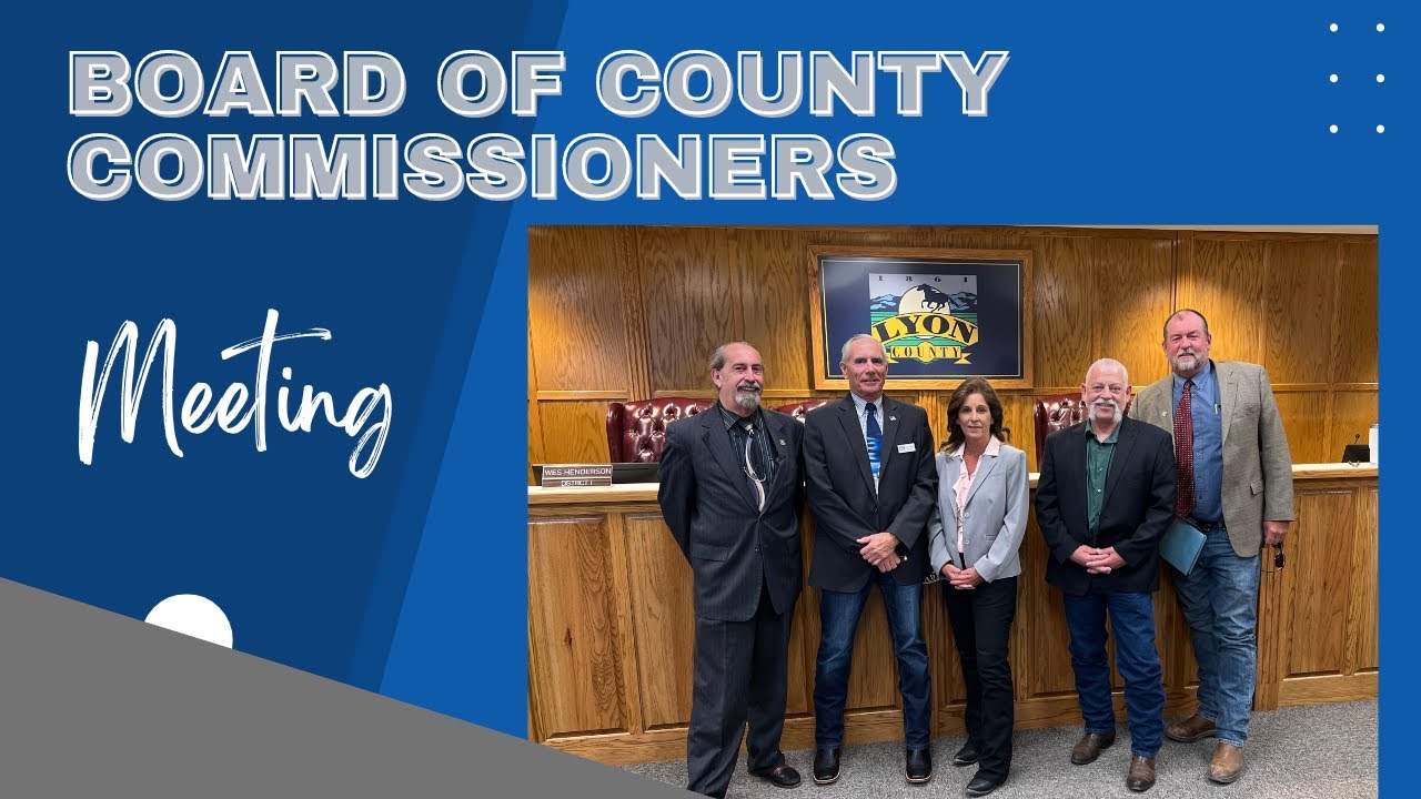 Lyon County Board of Commissioners Meeting 08/17/23 YouTube