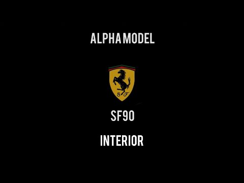 Alpha Model 1/24 Ferrari SF90 Stradale // Interior