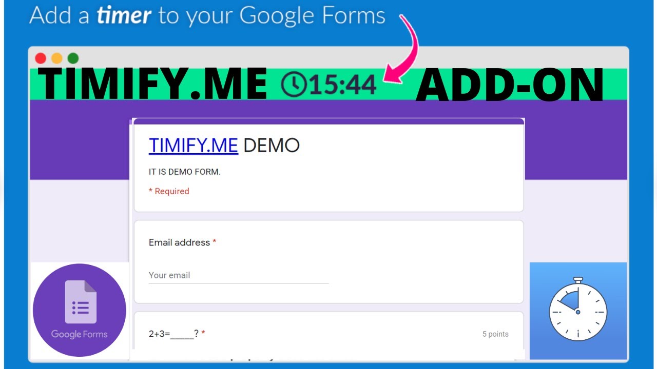 For google forms timer