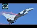سلاح الجو الصيني يقدم استعراضا خلال معرض الصين الدولي للطيران والفضاء 