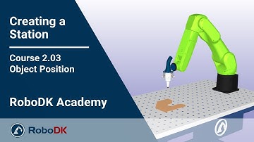 Objectpositie - Cursus 2.03 - RoboDK Academy